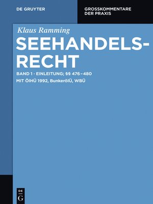 cover image of Einleitung; §§ 476 – 480